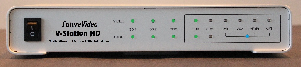 Producer4 Front with logos and LED lit - Small